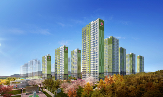 마린파크 애시앙 투시도. <부영주택 제공>
